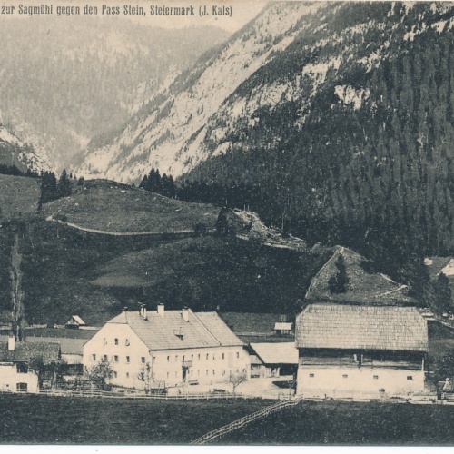 AK Gasthof zur Sagmühl Steiermark Ansichtskarte (18658)