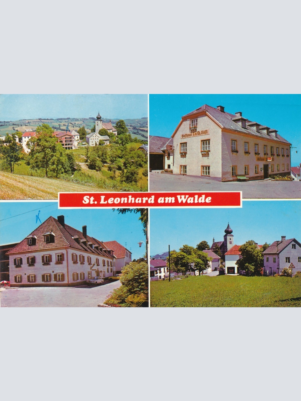AK aus St. Leonhard am Walde NÖ Ansichtskarte (18666)
