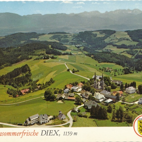 AK aus Diex Luftbild Kärnten Ansichtskarte (18698)