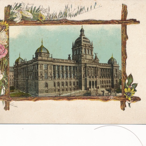 AK aus Böhmen Prag Museum Tschechoslowakei Ansichtskarte (18595)