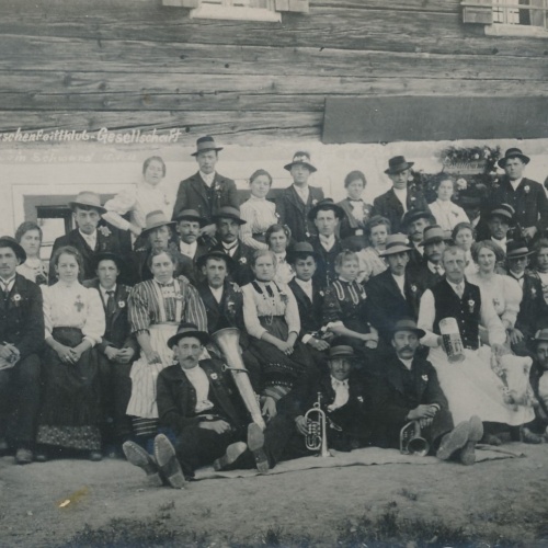 AK Annodazumals Taschenfeitklub Gesellschaft Ansichtskarte (18660)