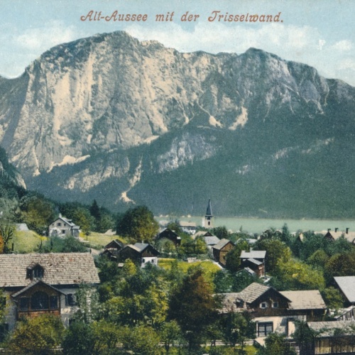 AK aus Alt Aussee mit der Trisselwand Steiermark Ansichtskarte (18727)