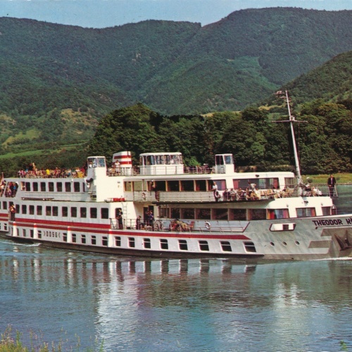 AK vom Dampfer Theodor Körner Niederösterreich Ansichtskarte (18732)