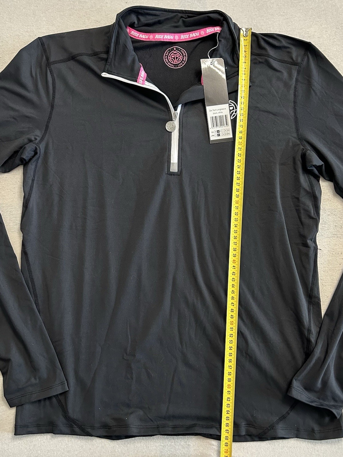 Bidi Badu Zac Tech Longsleeve Funktionsshirt NEU mit Etikett | Größe S | Schwarz