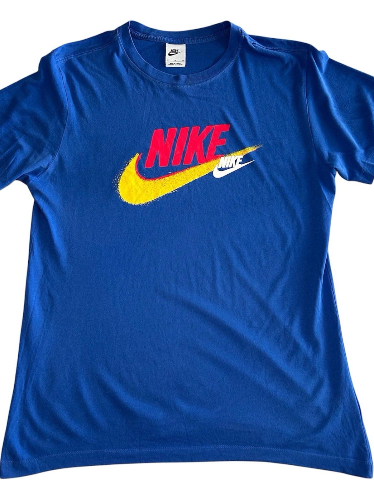 Nike T-Shirt | Größe M | Blau | Sehr guter Zustand | Bedruckt