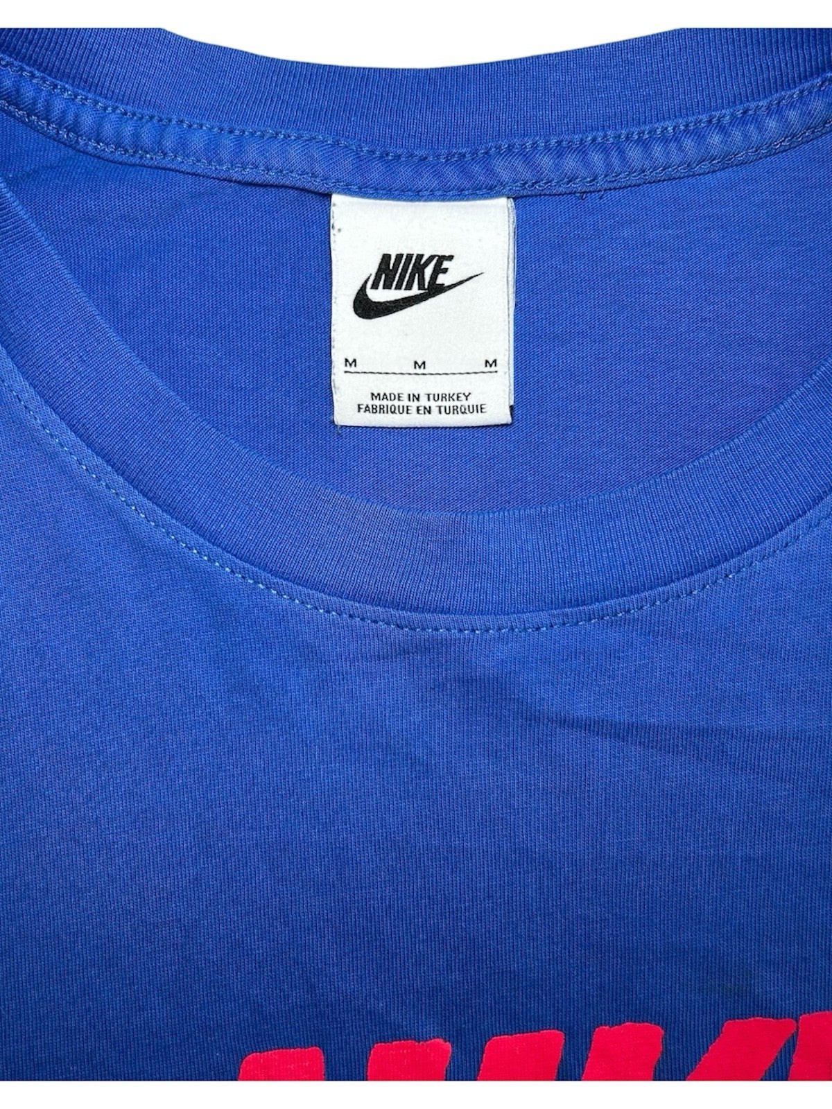 Nike T-Shirt | Größe M | Blau | Sehr guter Zustand | Bedruckt
