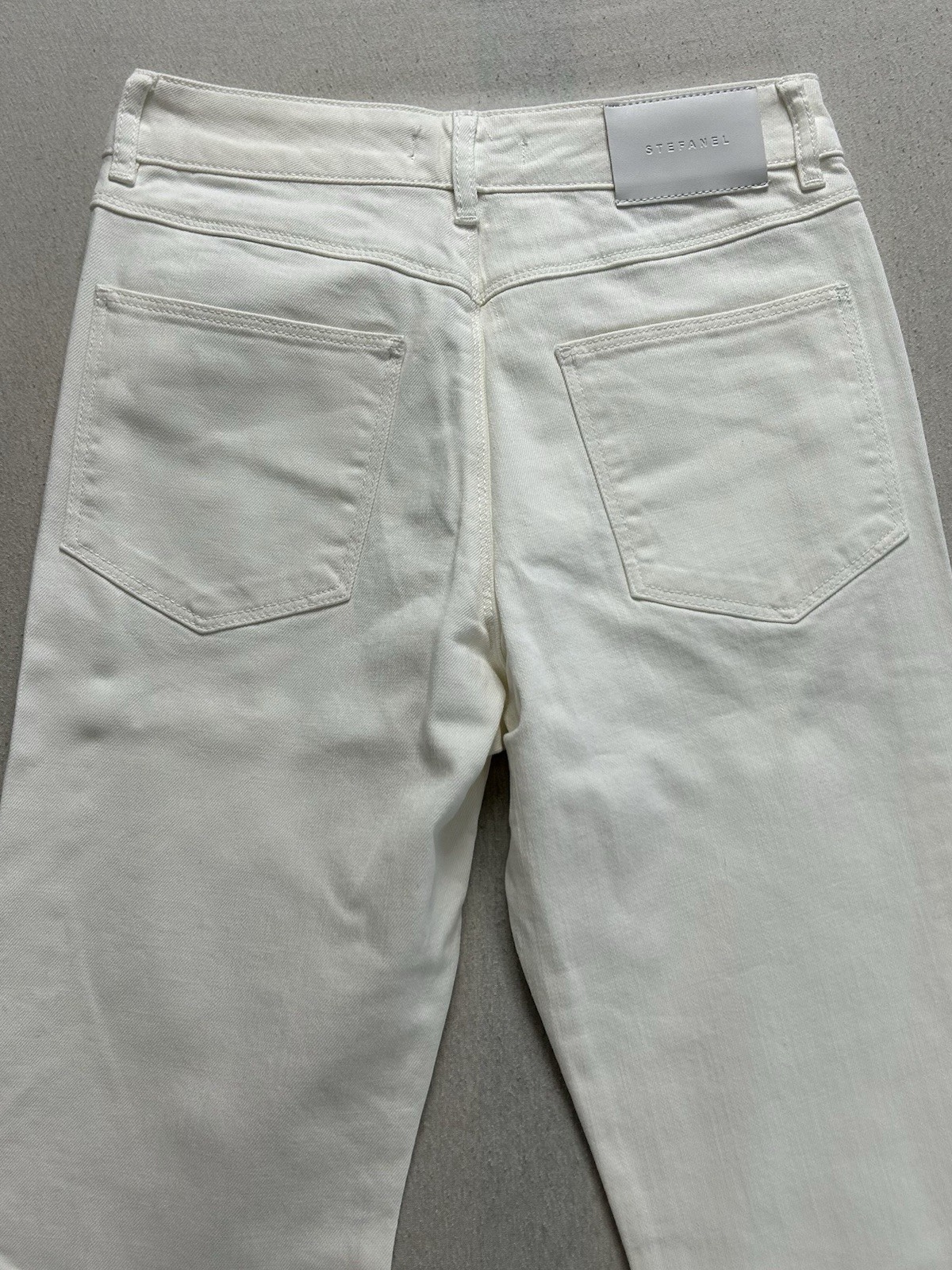 Stefanel Schlaghose Damen | NEU mit Etikett | Größe XS, ITA 25 | Weiß