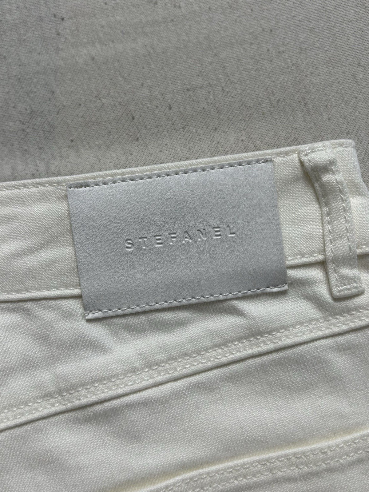 Stefanel Schlaghose Damen | NEU mit Etikett | Größe XS, ITA 25 | Weiß