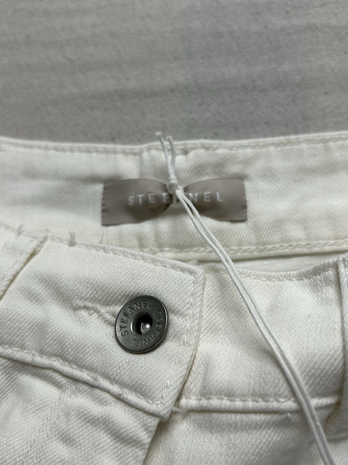 Stefanel Schlaghose Damen | NEU mit Etikett | Größe XS, ITA 25 | Weiß