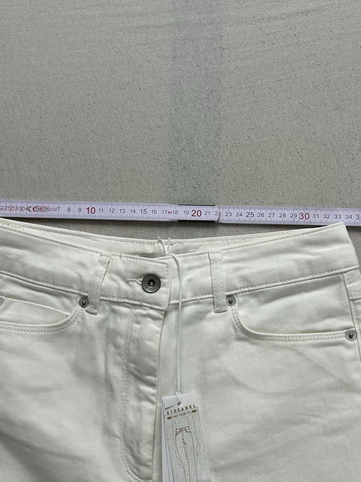 Stefanel Schlaghose Damen | NEU mit Etikett | Größe XS, ITA 25 | Weiß