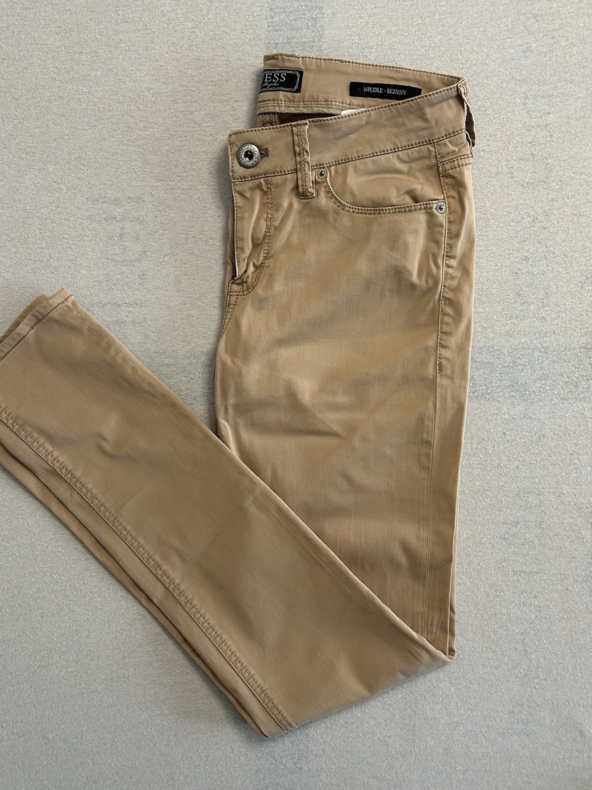 Guess Nicole Skinny Damen Jeans | Größe W28 L30 | Braun | Sehr guter Zustand