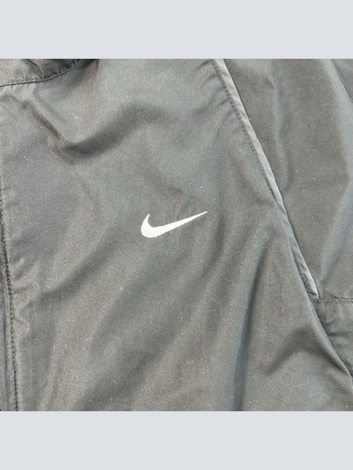 Vintage Nike x Swatch Windbreaker Trainingsjacke Clima-Fit Größe S Schwarz