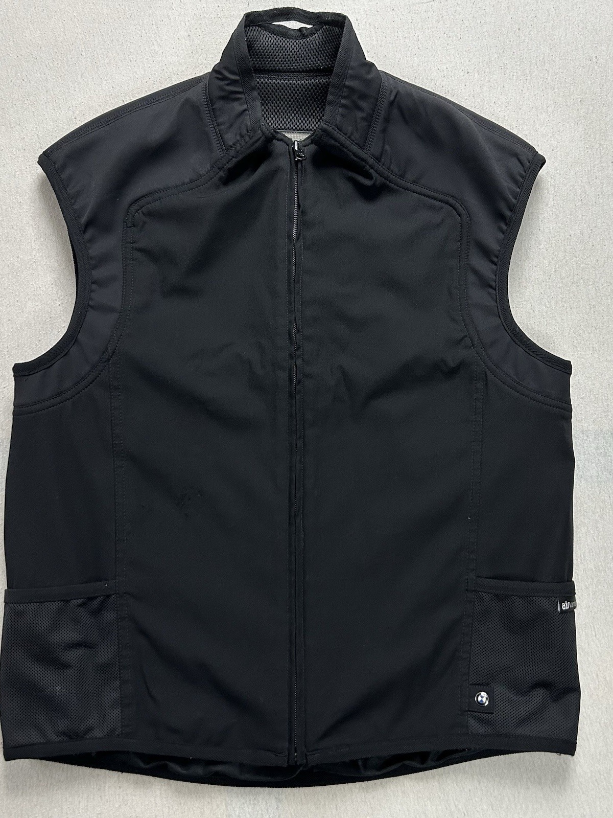BMW Motorrad Airvantage Weste Größe M Schwarz Ventilkappe fehlt