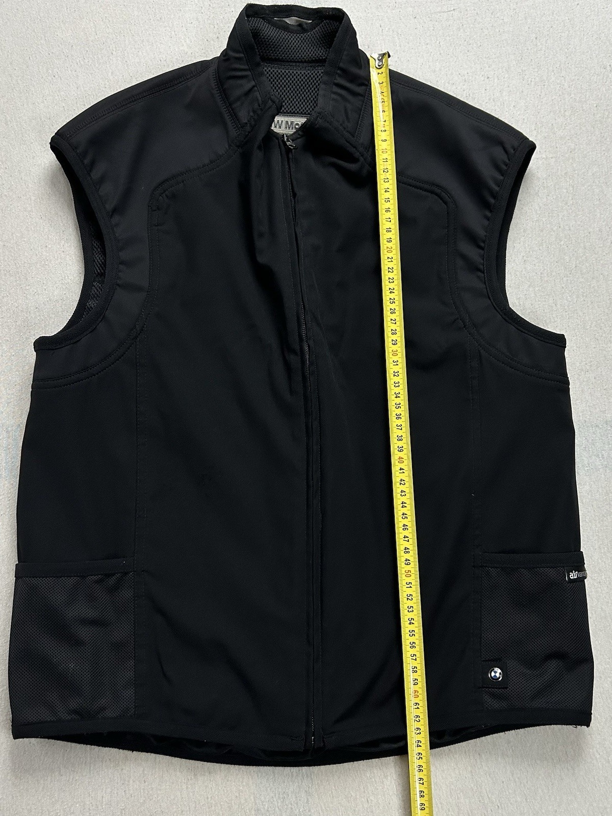 BMW Motorrad Airvantage Weste Größe M Schwarz Ventilkappe fehlt
