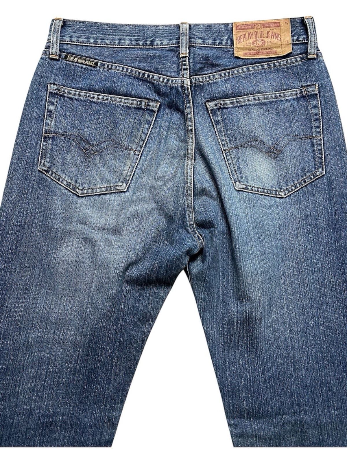 Replay Blue Jeans Denim Straight | Größe W32 L32 DE46 | Blau | Sehr gut