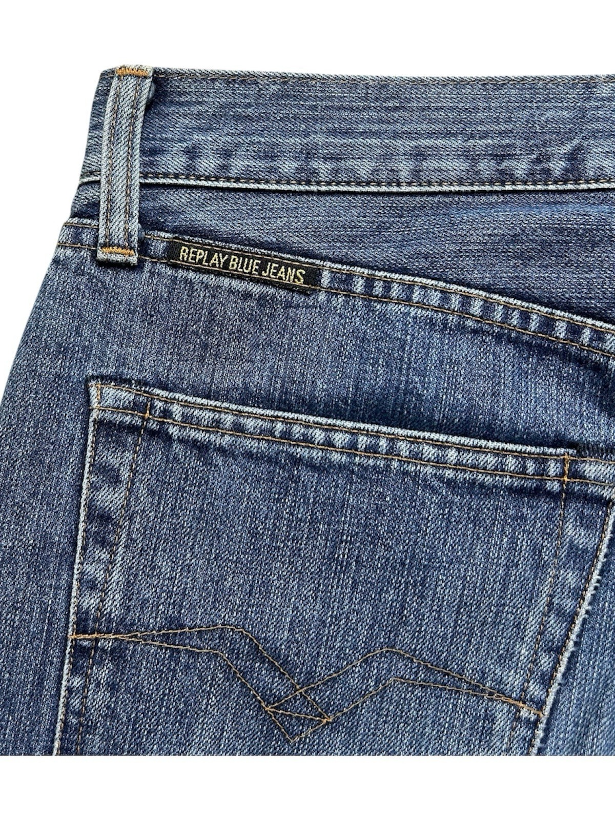 Replay Blue Jeans Denim Straight | Größe W32 L32 DE46 | Blau | Sehr gut