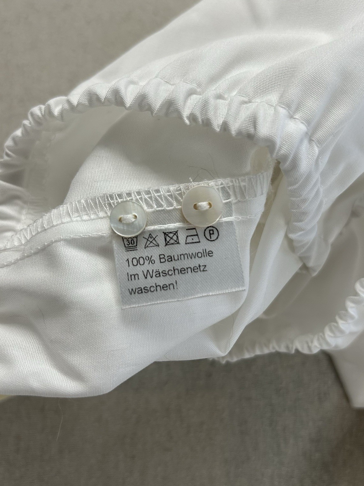 Waldorff Salzburg Dirndl Bluse NEU | Größe 30 | Bauchfrei | Weiß | Baumwolle