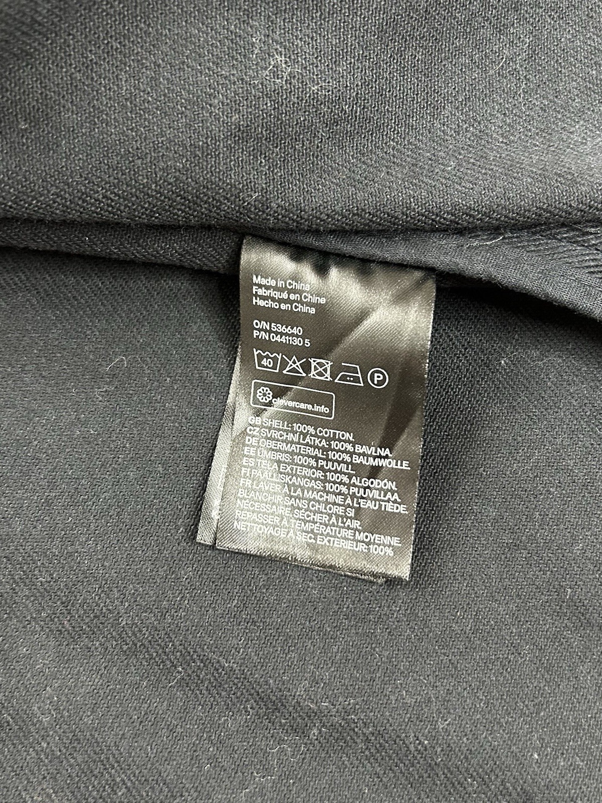 H&M Vespa Jeansjacke Schwarz Größe XL Vespa Patch Taschen Knöpfe Maße auf Fotos