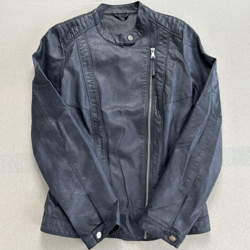 Kunstleder Jacke Damen Women Unlimited by Tchibo Größe 36 Grau Maße auf Fotos