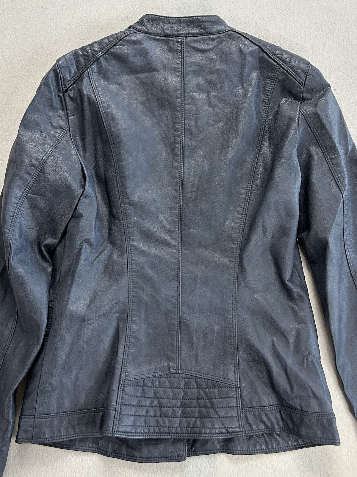 Kunstleder Jacke Damen Women Unlimited by Tchibo Größe 36 Grau Maße auf Fotos