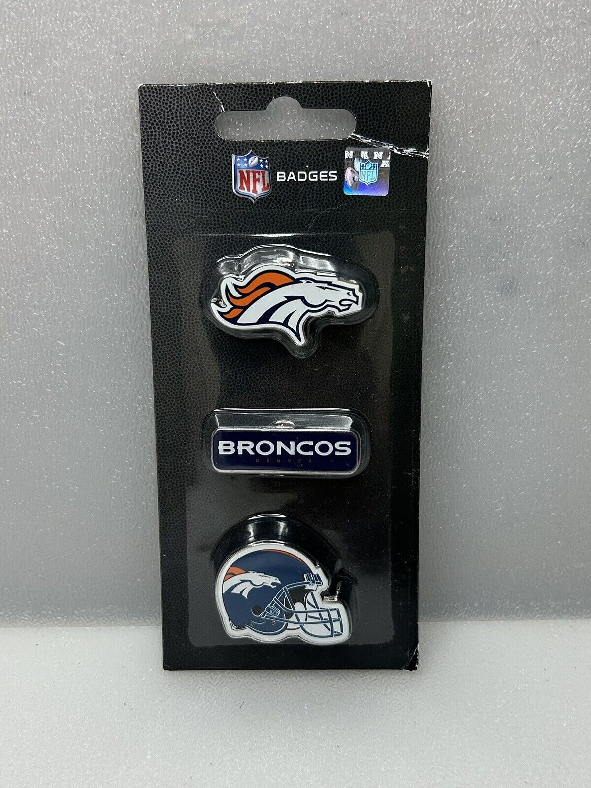 Denver Broncos NFL Pin Badges | Offizielles NFL Merch | NEU! 3 teiliges Set