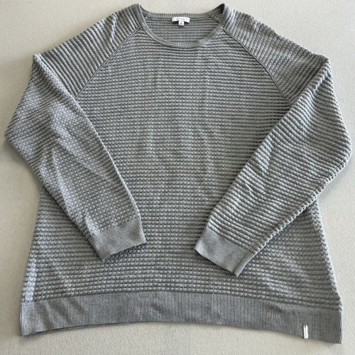 Calvin Klein Pullover Sweater Größe XXL Grau Strick Maße auf den Fotos