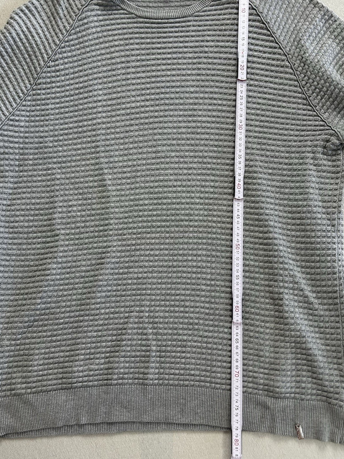 Calvin Klein Pullover Sweater Größe XXL Grau Strick Maße auf den Fotos