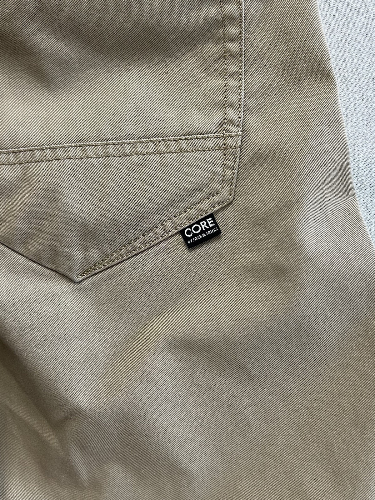 Core by Jack & Jones Chino Shorts Herren Größe L Braun Maße auf den Fotos