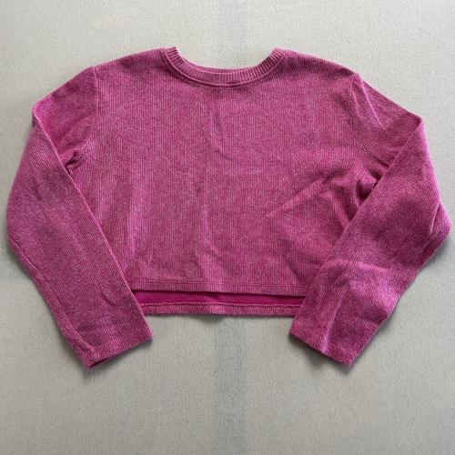 Zara Strick Pullover  Bauchfrei Damen Größe S Pink Maße auf den Fotos