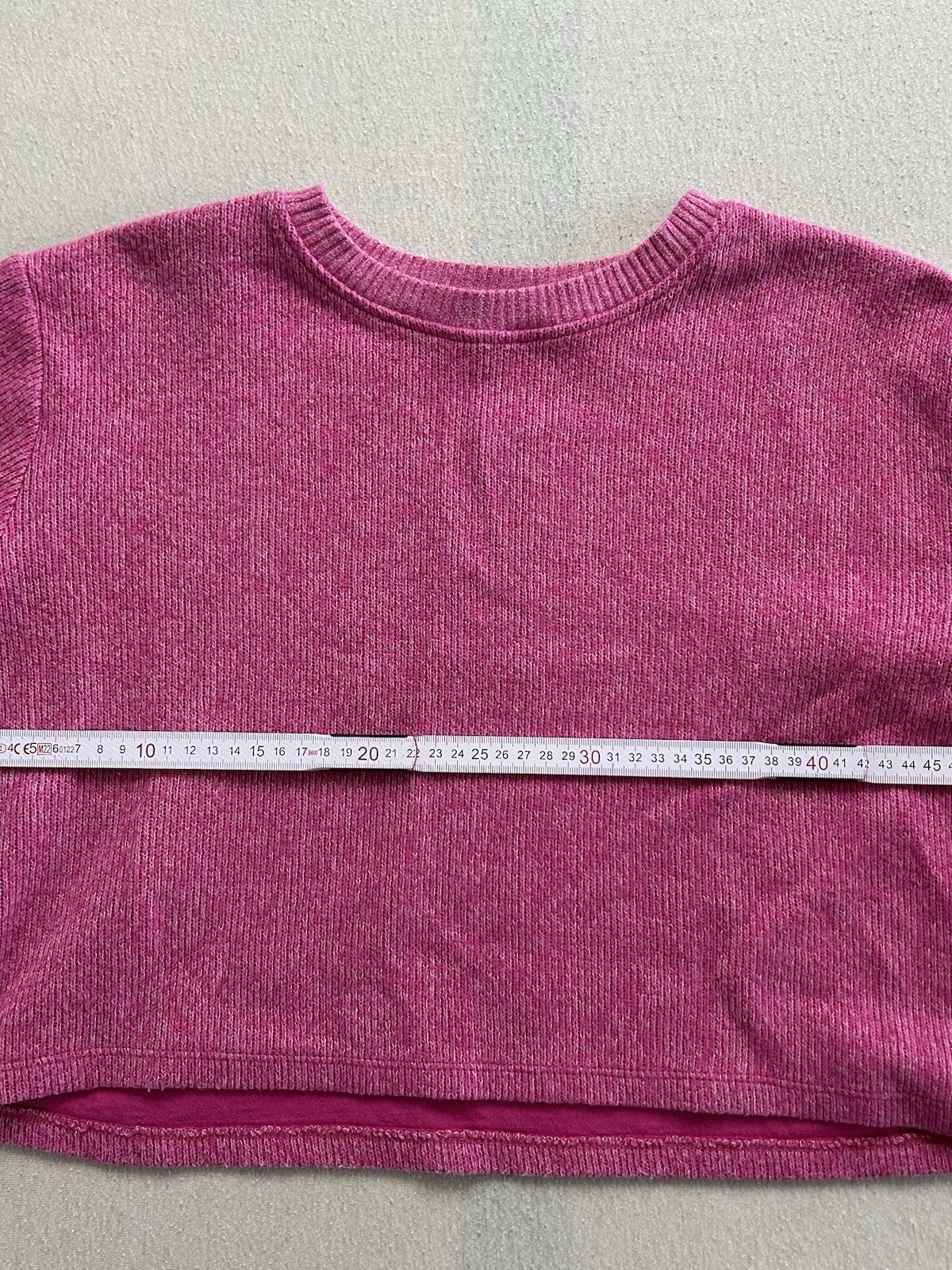 Zara Strick Pullover  Bauchfrei Damen Größe S Pink Maße auf den Fotos
