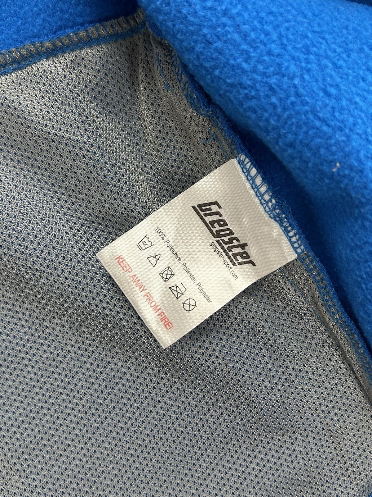 Gregster Outdoor Fleecejacke Damen Größe S Blau Warm Maße auf den Fotos