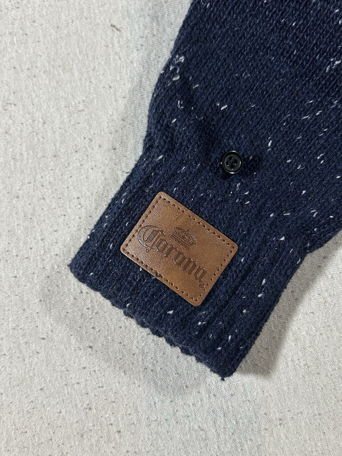 Corona Bier Handschuhe / Fäustlinge Fanartikel Größe ca. 8-9 Blau Werbeartikel