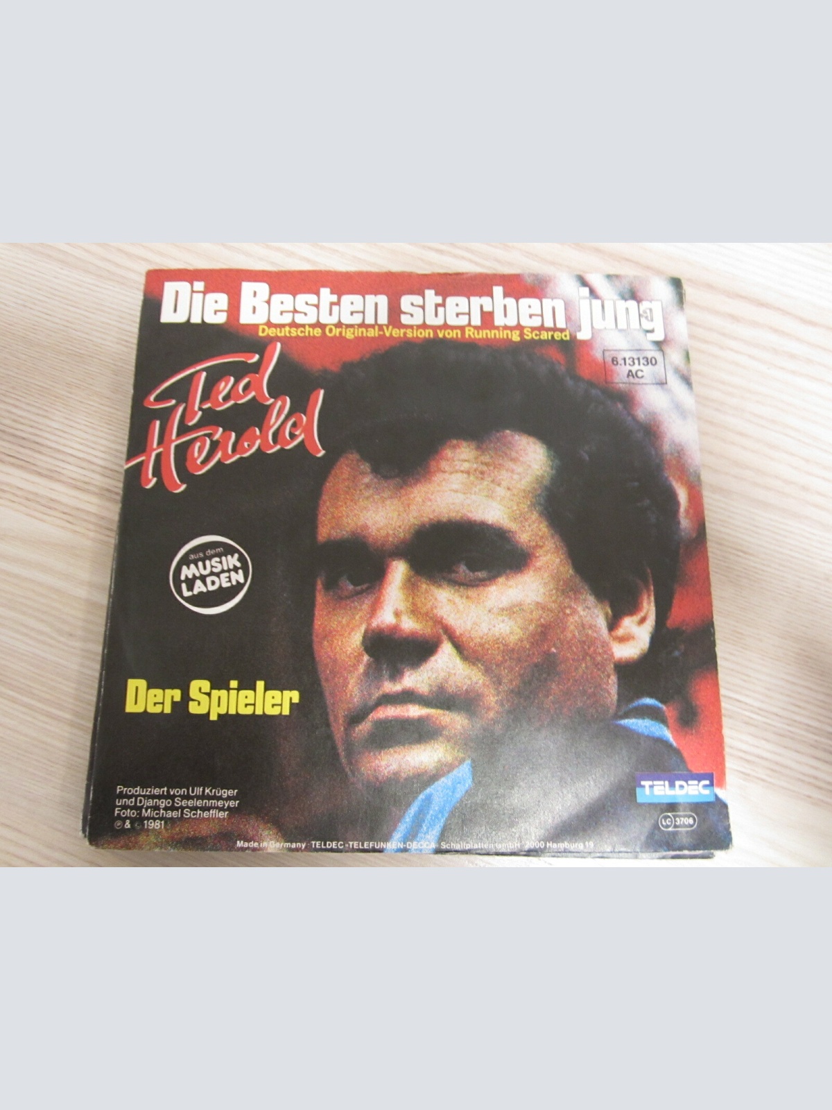 Single /  Ted Herold ?– Die Besten Sterben Jung   / DE PRESS / RAR /