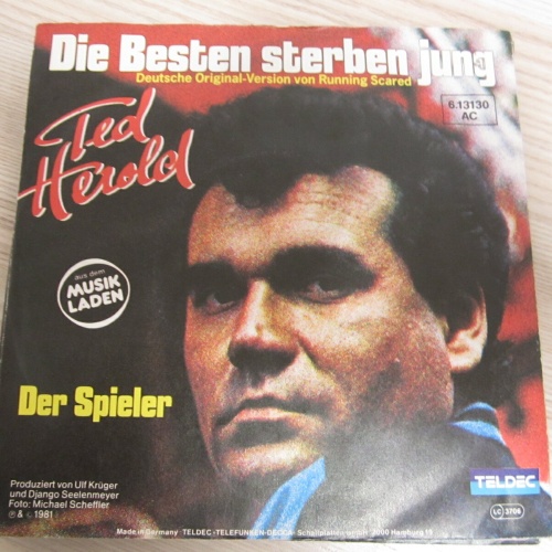 Single /  Ted Herold ?– Die Besten Sterben Jung   / DE PRESS / RAR /