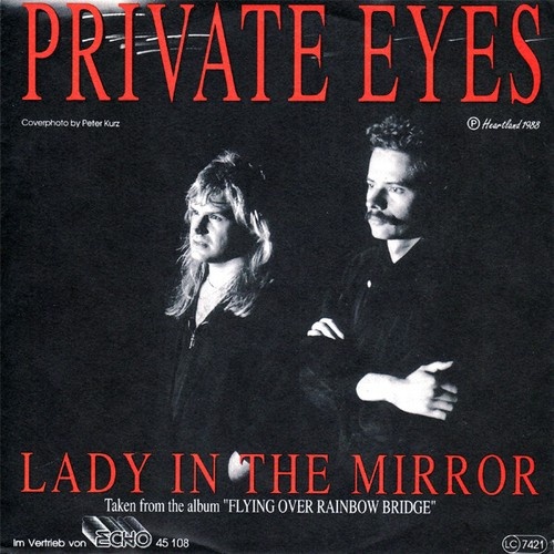 Private Eyes (3) - Lady In The Mirror (7", Single)
