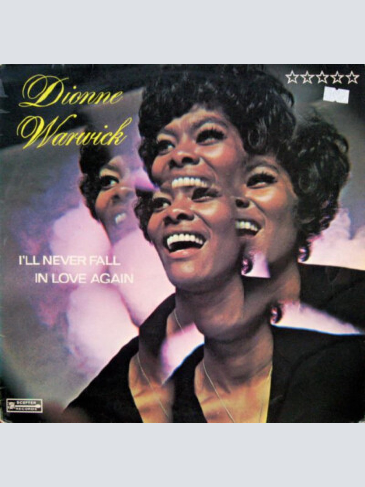 Dionne Warwick - I'll Never Fall In Love Again (LP, Album)