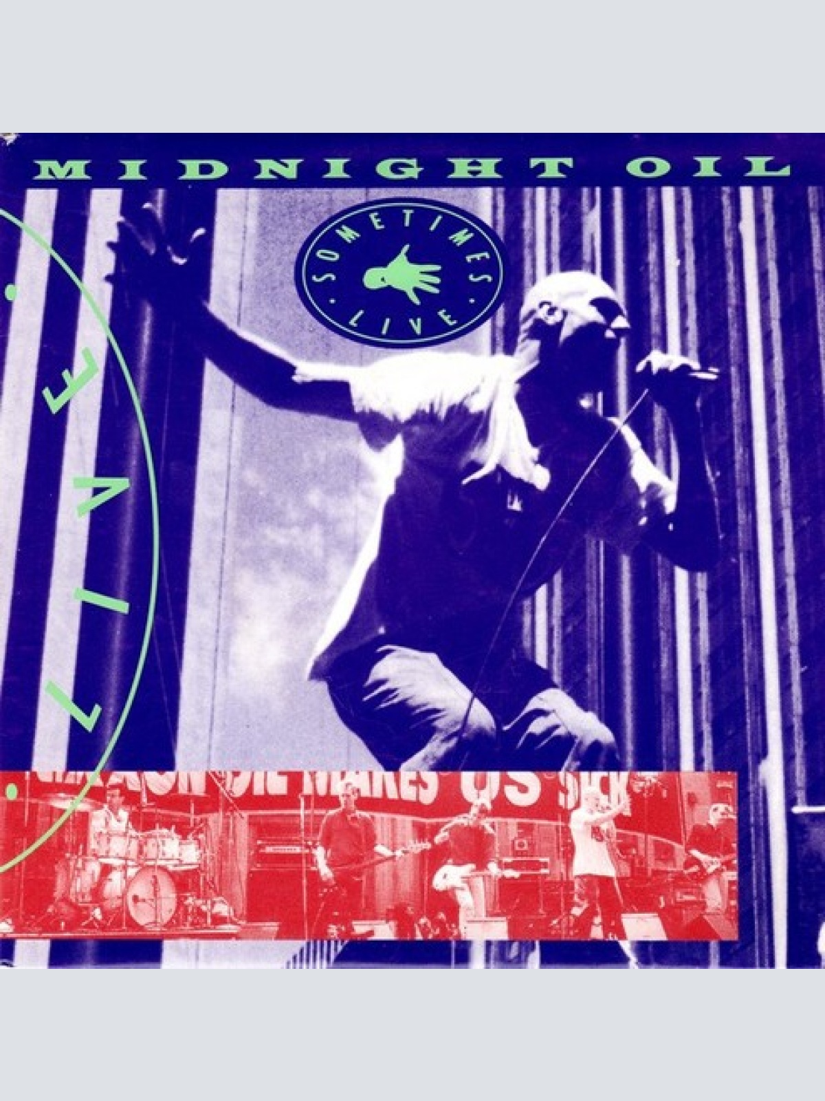 Midnight Oil - Sometimes (Live) (7", Single)