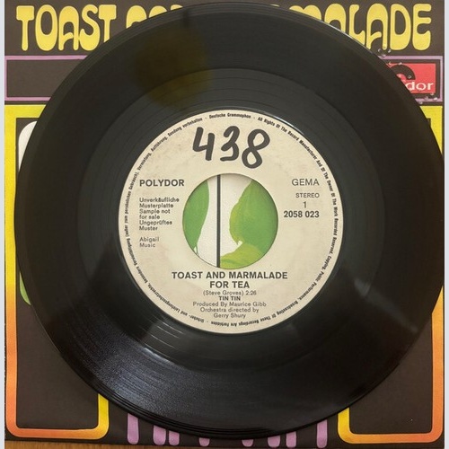 Tin Tin (5) - Toast And Marmalade For Tea (7", Single, Promo)