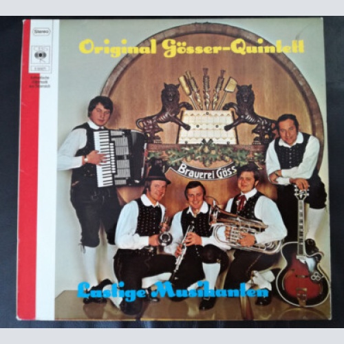 Original Gösser Quintett* - Lustige Musikanten (LP)