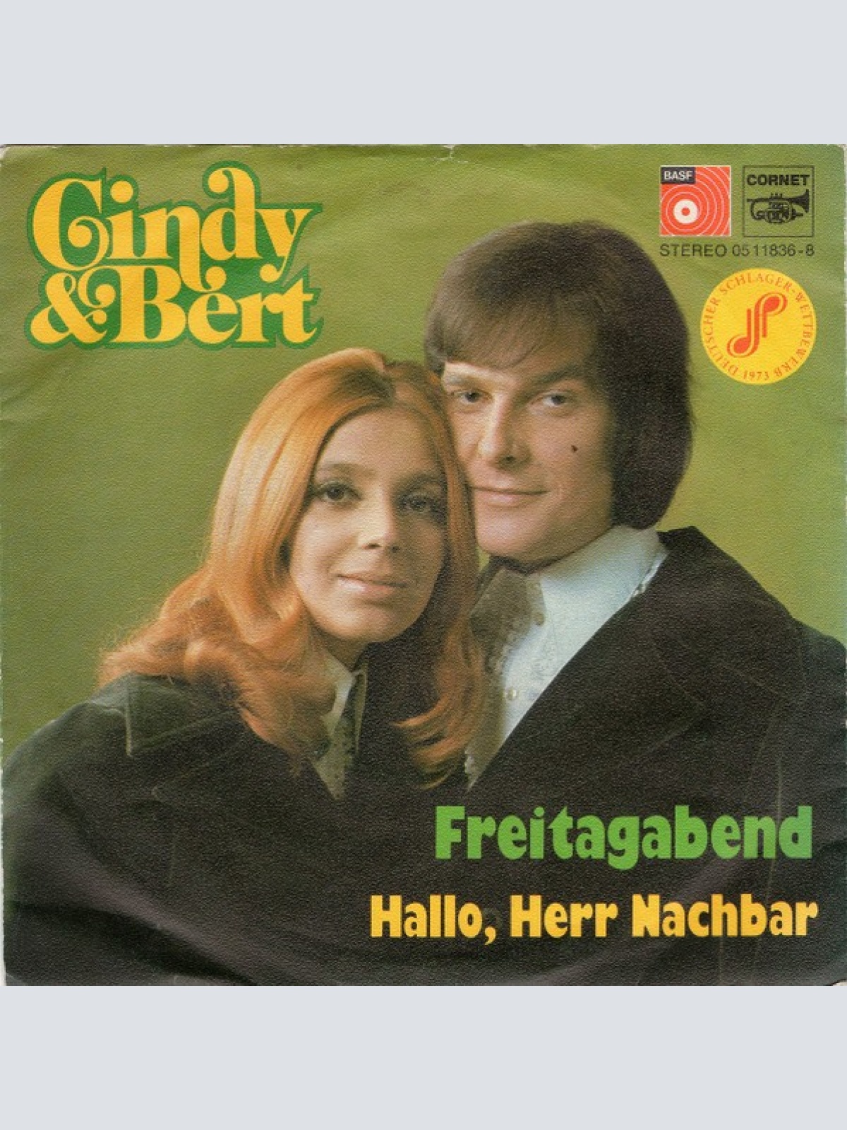 Cindy & Bert - Freitagabend  (7", Single)