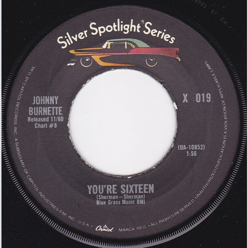 Johnny Burnette - You're Sixteen (7", Single)