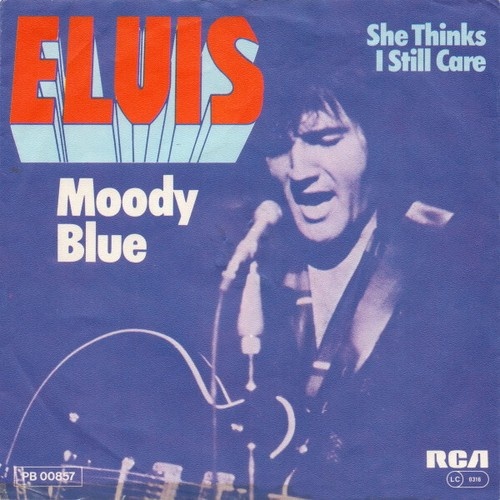 Elvis* - Moody Blue (7", Single)