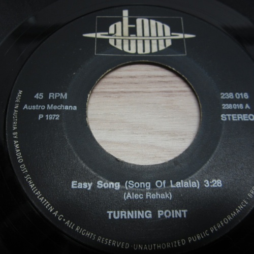 Single / Turning Point  ?– Easy Song (Song Of La La La) / AUT PRESS /  RAR /