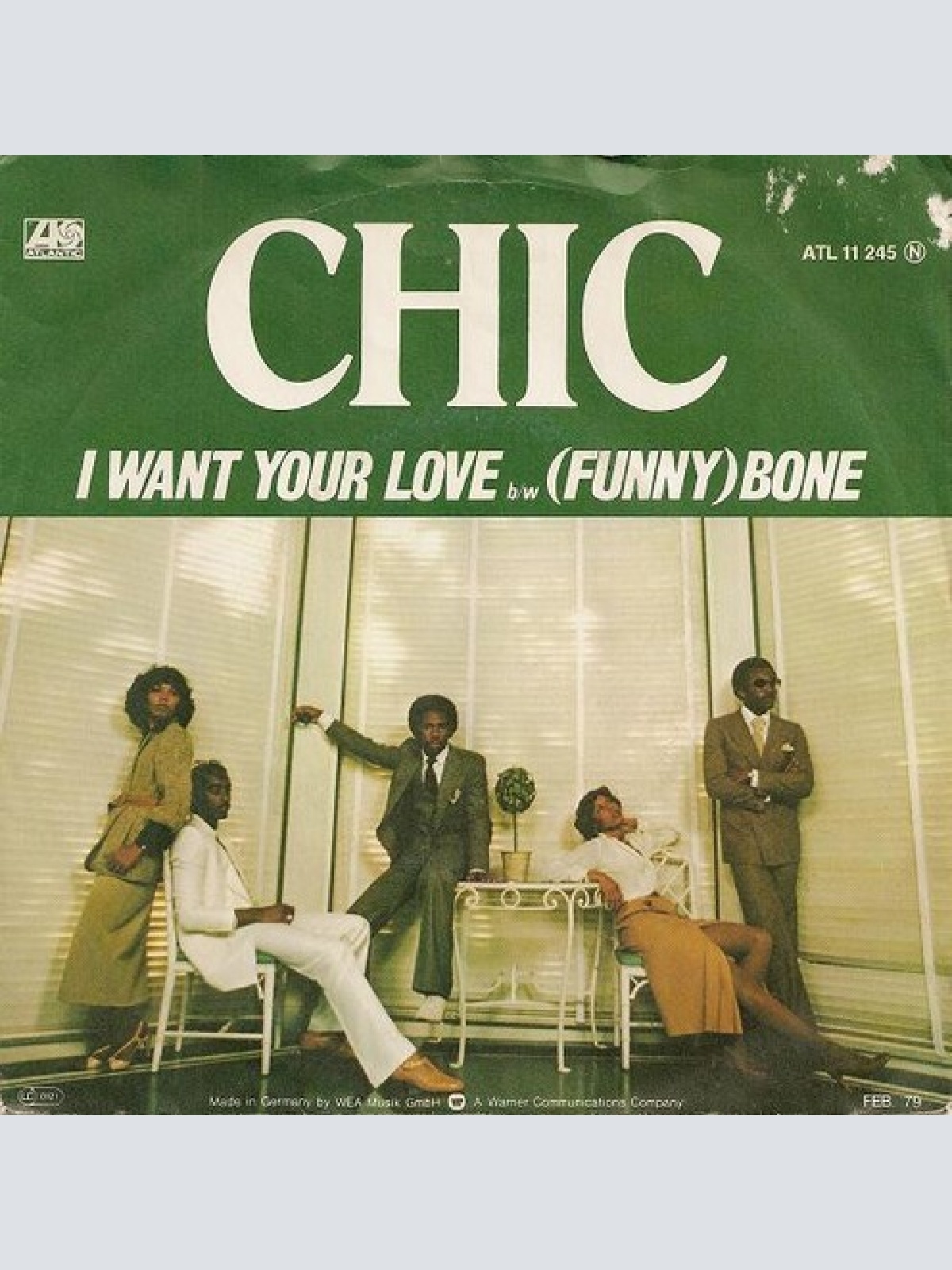 Chic - I Want Your Love / (Funny) Bone (7", Single)