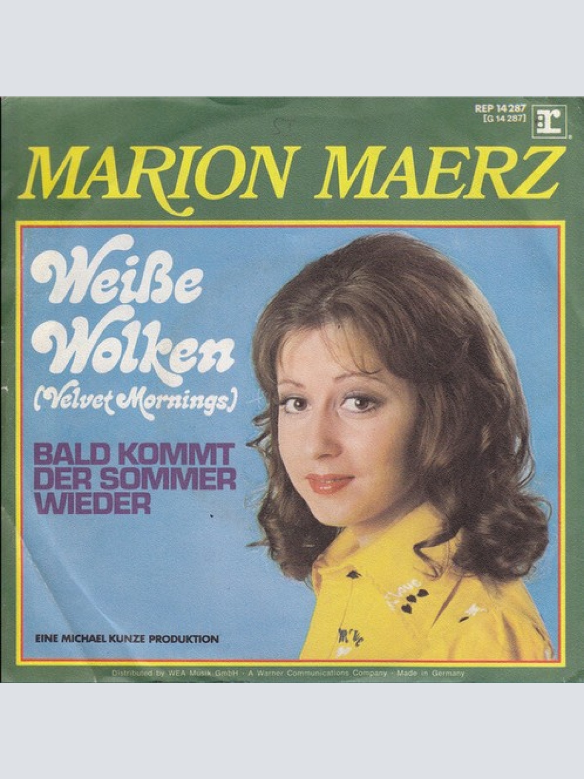 Marion Maerz - Weiße Wolken (Velvet Mornings) (7", Single)