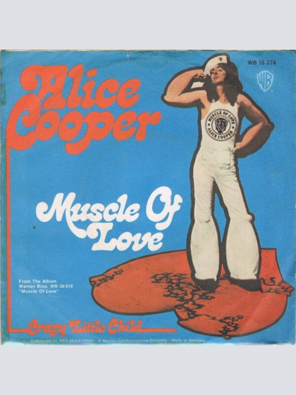 Alice Cooper - Muscle Of Love (7", Single)