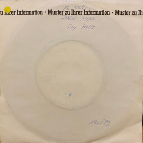 April Wine - Say Hello (7", Single, Promo)