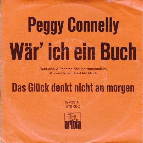 Peggy Connelly - Wär' Ich Ein Buch (If You Could Read My Mind) (7", Single)