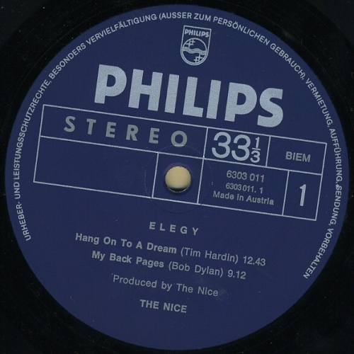The Nice - Elegy (LP, Album)