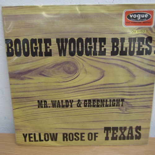 Single / Mr. Waldy & Greenlight ?– Boogie Woogie Blues    /  DE  PRESS / RAR /